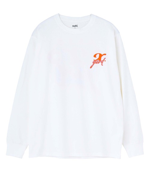 X-girl（エックスガール）の「COSMIC L/S TEE（Tシャツ/カットソー・レディース・ライトグリーン/ホワイト/ブラック・XL/S/L/M）」の4枚目の写真