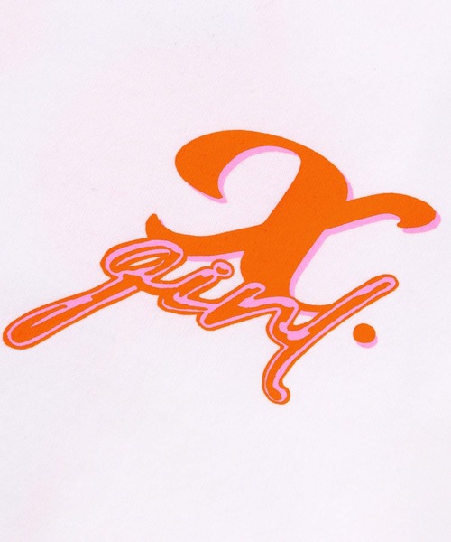 X-girl（エックスガール）の「COSMIC L/S TEE（Tシャツ/カットソー・レディース・ライトグリーン/ホワイト/ブラック・XL/S/L/M）」の7枚目の写真