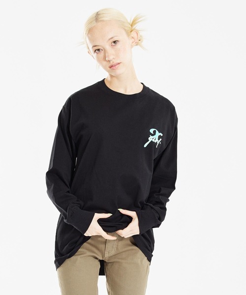 X-girl（エックスガール）の「COSMIC L/S TEE（Tシャツ/カットソー・レディース・ライトグリーン/ホワイト/ブラック・XL/S/L/M）」の20枚目の写真