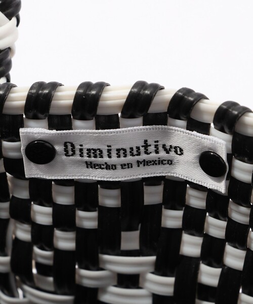 Diminutivo(ディミヌティーボ)の「Diminutivo mini メルカド ハンドバッグ(かごバッグ・レディース・ブラック系その他/ネイビー・FREE)」の8枚目の写真