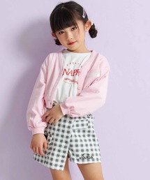 ANAP kids | ショート裏毛カーディガン×ロンTセット【ジュニアお揃い】(カーディガン/ボレロ)