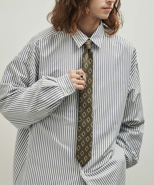 JUNRED(ジュンレッド)の「小紋柄ネクタイ(ネクタイ・メンズ・グリーン/ネイビー/ダークブラウン/グリーン系その他/ブルー系その他/ブラウン・FREE)」の5枚目の写真