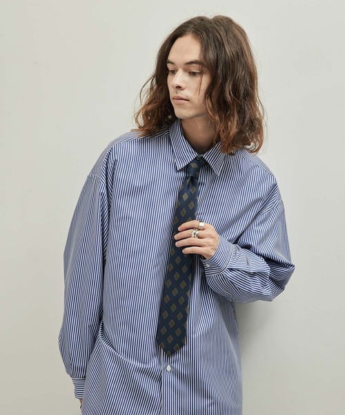 JUNRED(ジュンレッド)の「小紋柄ネクタイ(ネクタイ・メンズ・グリーン/ネイビー/ダークブラウン/グリーン系その他/ブルー系その他/ブラウン・FREE)」の1枚目の写真