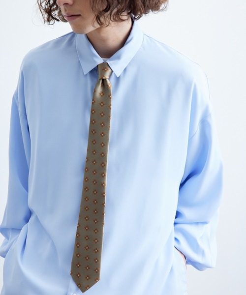 JUNRED(ジュンレッド)の「小紋柄ネクタイ(ネクタイ・メンズ・グリーン/ネイビー/ダークブラウン/グリーン系その他/ブルー系その他/ブラウン・FREE)」の21枚目の写真