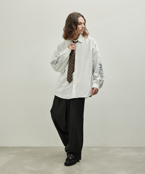 JUNRED(ジュンレッド)の「小紋柄ネクタイ(ネクタイ・メンズ・グリーン/ネイビー/ダークブラウン/グリーン系その他/ブルー系その他/ブラウン・FREE)」の19枚目の写真