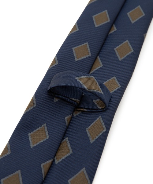 JUNRED(ジュンレッド)の「小紋柄ネクタイ(ネクタイ・メンズ・グリーン/ネイビー/ダークブラウン/グリーン系その他/ブルー系その他/ブラウン・FREE)」の7枚目の写真