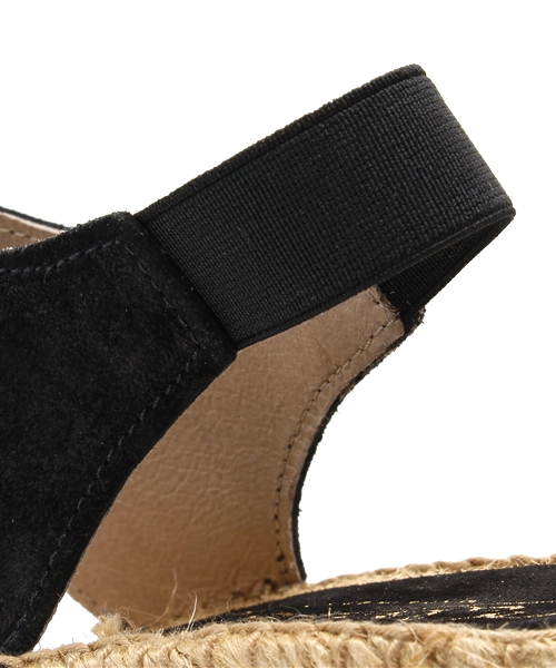 Calzanor（カルザノール）の「CALZANORウエッジソールエスパドリーユサンダル/705-CAL-2013A1304（サンダル・レディース・その他/ブラック・38/36/37）」の8枚目の写真