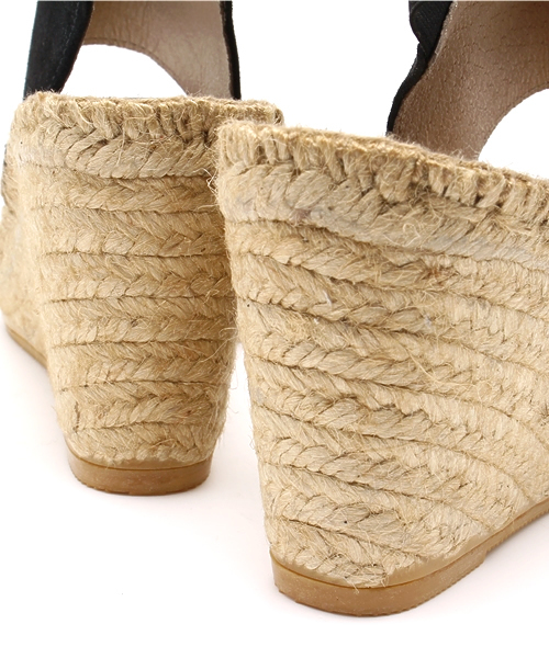 Calzanor（カルザノール）の「CALZANORウエッジソールエスパドリーユサンダル/705-CAL-2013A1304（サンダル・レディース・その他/ブラック・38/36/37）」の9枚目の写真