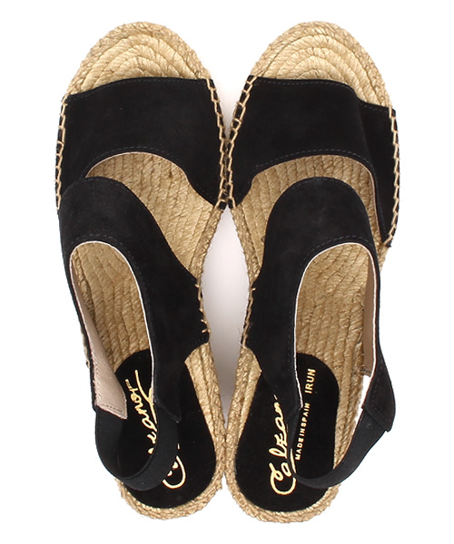 Calzanor（カルザノール）の「CALZANORウエッジソールエスパドリーユサンダル/705-CAL-2013A1304（サンダル・レディース・その他/ブラック・38/36/37）」の10枚目の写真