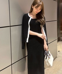 [ 岡部あゆみさんコラボ ]UVカットコットンレーヨンニットカーディガン