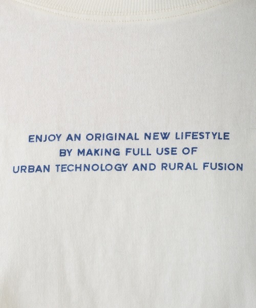 PUAL CE CIN（ピュアルセシン）の「ロゴプリント2WAYカットソー（Tシャツ/カットソー・レディース・ピンク/ベージュ/オフホワイト/ブルー・FREE）」の10枚目の写真