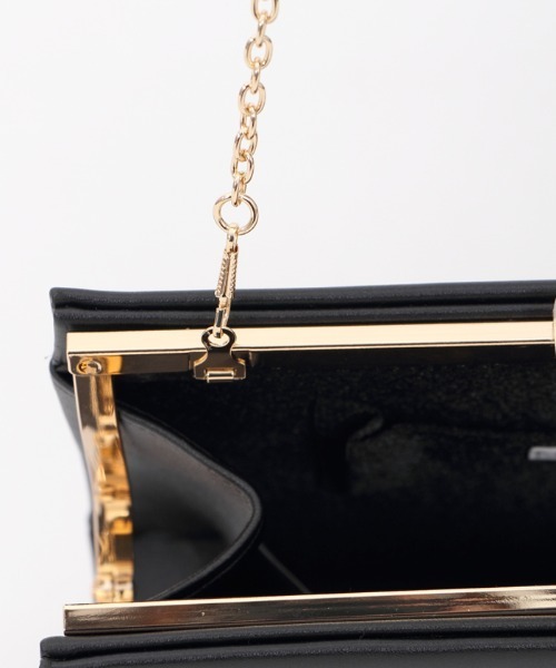 axes femme（アクシーズファム）の「パール金具クラッチバッグ（クラッチバッグ・レディース・ベージュ/ブラック・FREE）」の12枚目の写真