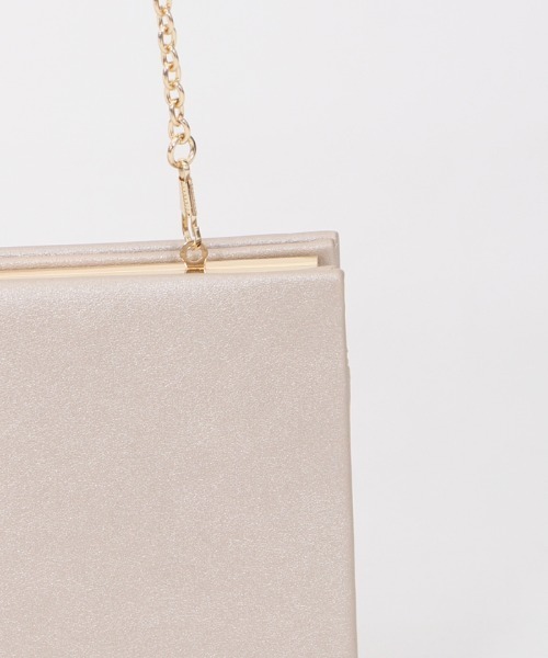 axes femme（アクシーズファム）の「パール金具クラッチバッグ（クラッチバッグ・レディース・ベージュ/ブラック・FREE）」の17枚目の写真