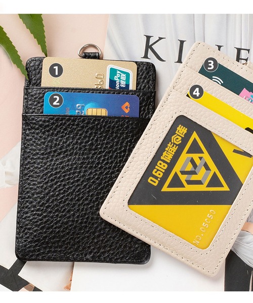 セール】【ネックストラップ＆伸縮リールコードの2本セット】【本革