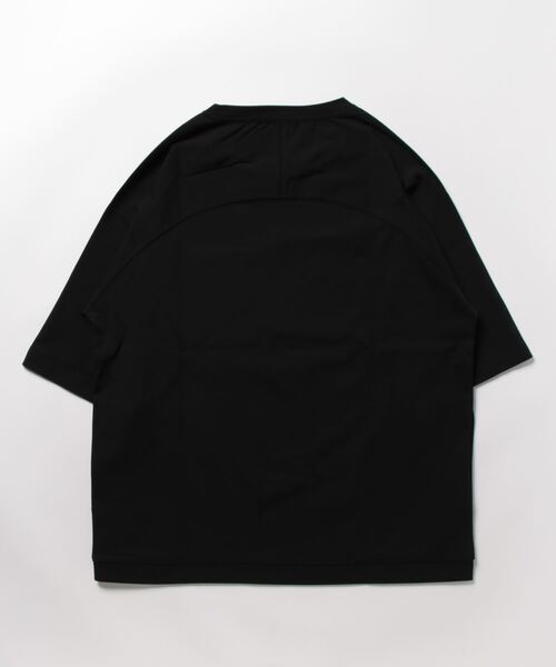 Grand PARK(グランドパーク)の「圧縮マイクロ鹿の子半袖スウェット(セットアップ対応アイテム)(Tシャツ/カットソー・メンズ・ブラック/ホワイト/ネイビー/グレー・X-LARGE/MEDIUM/LARGE)」の5枚目の写真