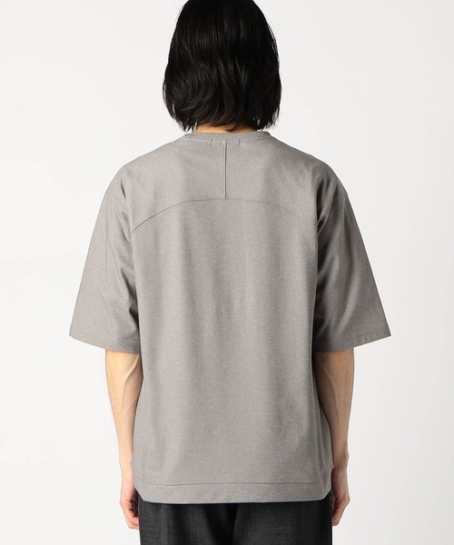 Grand PARK(グランドパーク)の「圧縮マイクロ鹿の子半袖スウェット(セットアップ対応アイテム)(Tシャツ/カットソー・メンズ・ブラック/ホワイト/ネイビー/グレー・X-LARGE/MEDIUM/LARGE)」の7枚目の写真