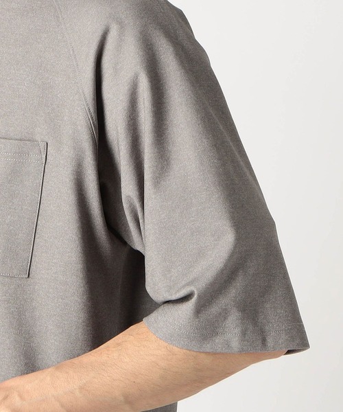 Grand PARK(グランドパーク)の「圧縮マイクロ鹿の子半袖スウェット(セットアップ対応アイテム)(Tシャツ/カットソー・メンズ・ブラック/ホワイト/ネイビー/グレー・X-LARGE/MEDIUM/LARGE)」の11枚目の写真