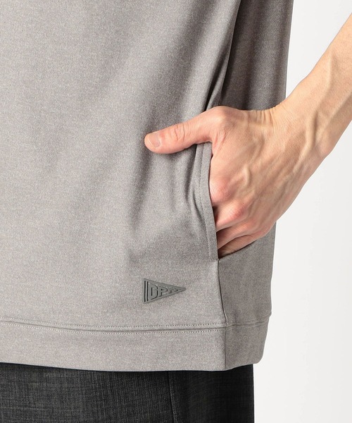 Grand PARK(グランドパーク)の「圧縮マイクロ鹿の子半袖スウェット(セットアップ対応アイテム)(Tシャツ/カットソー・メンズ・ブラック/ホワイト/ネイビー/グレー・X-LARGE/MEDIUM/LARGE)」の12枚目の写真