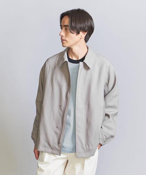 BEAUTY&YOUTH UNITED ARROWS（ビューティーアンドユースユナイテッドアローズ）の「ツイスト ドルマンスリーブ ブルゾン（ブルゾン・メンズ・ベージュ/ライトグレー/ロイヤルブルー・L/XL/S/M）」の8枚目の写真