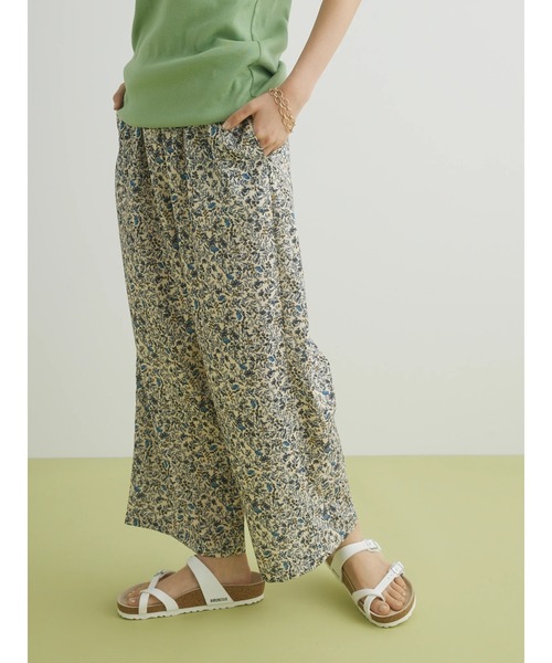 CRAFT STANDARD BOUTIQUE(クラフトスタンダードブティック)の「総花柄イージーパンツ ◆(その他パンツ・レディース・ナチュラル/イエロー・FREE)」の14枚目の写真
