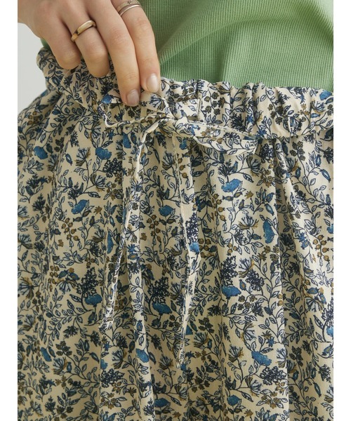 CRAFT STANDARD BOUTIQUE(クラフトスタンダードブティック)の「総花柄イージーパンツ ◆(その他パンツ・レディース・ナチュラル/イエロー・FREE)」の4枚目の写真