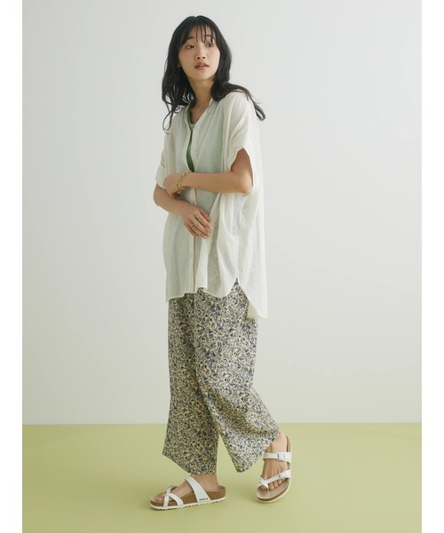 CRAFT STANDARD BOUTIQUE(クラフトスタンダードブティック)の「総花柄イージーパンツ ◆(その他パンツ・レディース・ナチュラル/イエロー・FREE)」の15枚目の写真