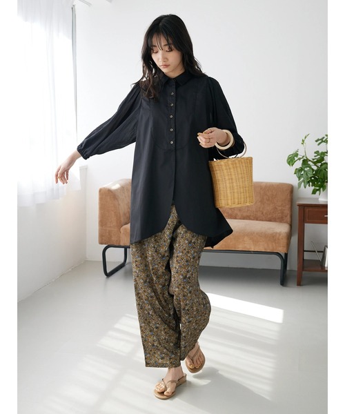 CRAFT STANDARD BOUTIQUE(クラフトスタンダードブティック)の「総花柄イージーパンツ ◆(その他パンツ・レディース・ナチュラル/イエロー・FREE)」の12枚目の写真