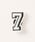 crocs�i�N���b�N�X�j�́u�N���b�N�X �i���o�[ 7 / crocs Jibbitz B&W Number 7�i�V���[�Y�A�N�Z�T���[�j�v�b���̑�
