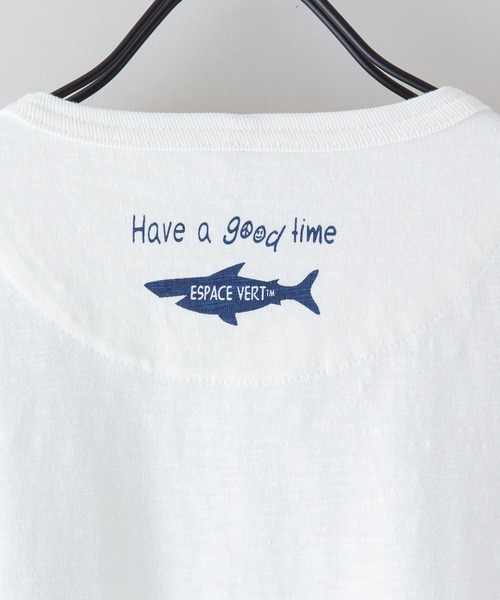 Blue Standard (ブルースタンダード)の「【BLUE STANDARD/ブルースタンダード】別注 ペンギンポケット付き Tシャツ ジャガード スラブ さらさら素材(Tシャツ/カットソー・メンズ・その他4/その他3/その他2/その他1/その他・LARGE/SMALL/X-LARGE/MEDIUM)」の9枚目の写真