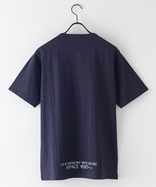 Blue Standard (ブルースタンダード)の「【BLUE STANDARD/ブルースタンダード】別注 ペンギンポケット付き Tシャツ ジャガード スラブ さらさら素材(Tシャツ/カットソー・メンズ・その他4/その他3/その他2/その他1/その他・LARGE/SMALL/X-LARGE/MEDIUM)」の20枚目の写真