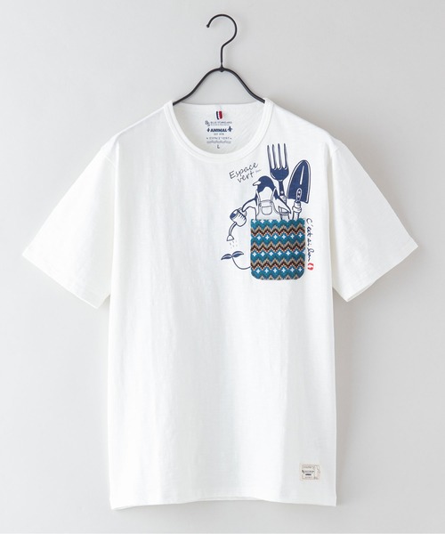 Blue Standard (ブルースタンダード)の「【BLUE STANDARD/ブルースタンダード】別注 ペンギンポケット付き Tシャツ ジャガード スラブ さらさら素材(Tシャツ/カットソー・メンズ・その他4/その他3/その他2/その他1/その他・LARGE/SMALL/X-LARGE/MEDIUM)」の22枚目の写真