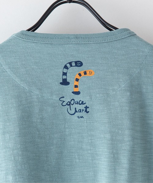 Blue Standard (ブルースタンダード)の「【BLUE STANDARD/ブルースタンダード】別注 ペンギンポケット付き Tシャツ ジャガード スラブ さらさら素材(Tシャツ/カットソー・メンズ・その他4/その他3/その他2/その他1/その他・LARGE/SMALL/X-LARGE/MEDIUM)」の13枚目の写真