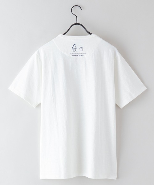 Blue Standard (ブルースタンダード)の「【BLUE STANDARD/ブルースタンダード】別注 ペンギンポケット付き Tシャツ ジャガード スラブ さらさら素材(Tシャツ/カットソー・メンズ・その他4/その他3/その他2/その他1/その他・LARGE/SMALL/X-LARGE/MEDIUM)」の16枚目の写真