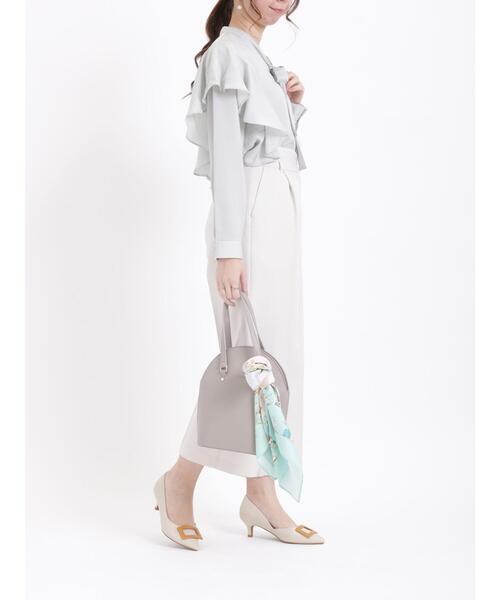 Te chichi(テチチ)の「麻調フリルベルトワイドクロップトパンツ(その他パンツ・レディース・ベージュ/ネイビー/グリーン・SMALL/MEDIUM)」の11枚目の写真