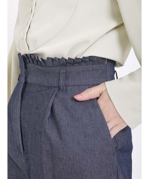 Te chichi(テチチ)の「麻調フリルベルトワイドクロップトパンツ(その他パンツ・レディース・ベージュ/ネイビー/グリーン・SMALL/MEDIUM)」の22枚目の写真