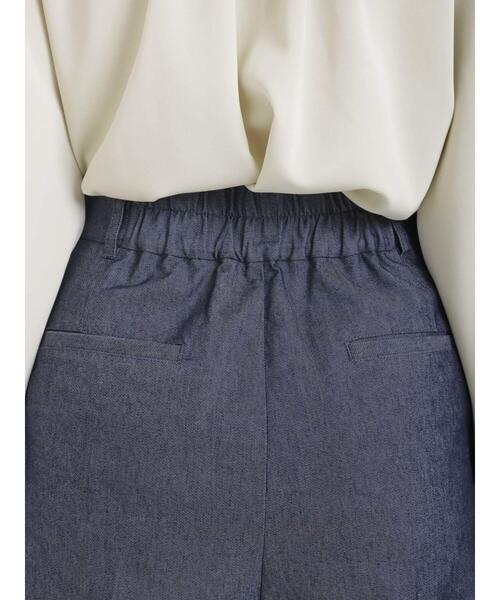 Te chichi(テチチ)の「麻調フリルベルトワイドクロップトパンツ(その他パンツ・レディース・ベージュ/ネイビー/グリーン・SMALL/MEDIUM)」の6枚目の写真