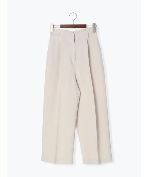 Te chichi(テチチ)の「麻調フリルベルトワイドクロップトパンツ(その他パンツ・レディース・ベージュ/ネイビー/グリーン・SMALL/MEDIUM)」の7枚目の写真