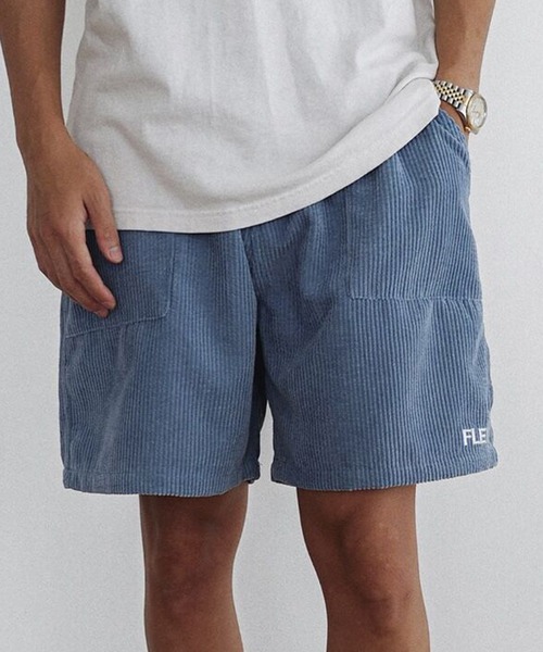FLEX(フレックス)の「【FLEX】Corduroy short pants(その他パンツ・メンズ・アイボリー/ライトグレー/ライトブルー/ブラック/マスタード・LARGE/X-LARGE/MEDIUM)」の4枚目の写真