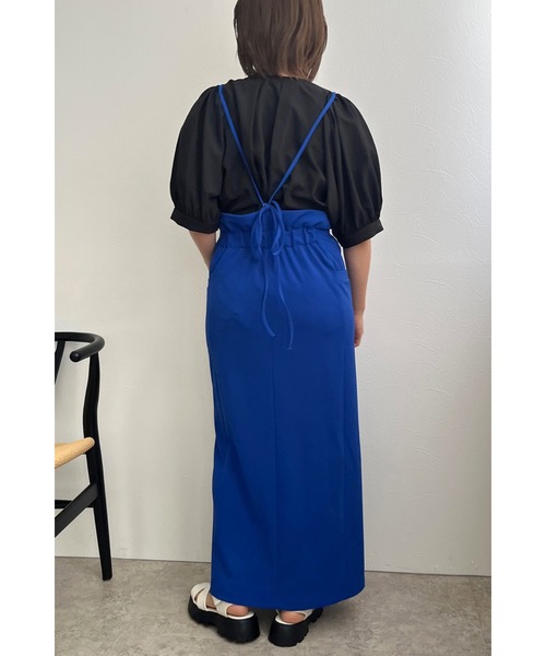 palm RICHE(ポームリシュ)の「スパンブロードタックブラウス(シャツ/ブラウス・レディース・ブラック/オレンジ/ブルー/オフホワイト・M)」の20枚目の写真