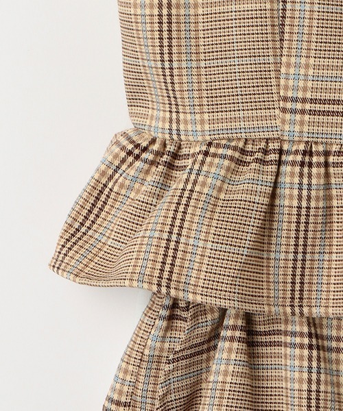 LOVETOXIC（ラブトキシック）の「ビスチェショートパンツ半T3点SET（シャツワンピース・キッズ・ブルー/マルチ/グリーン・L/SS/M/S）」の9枚目の写真