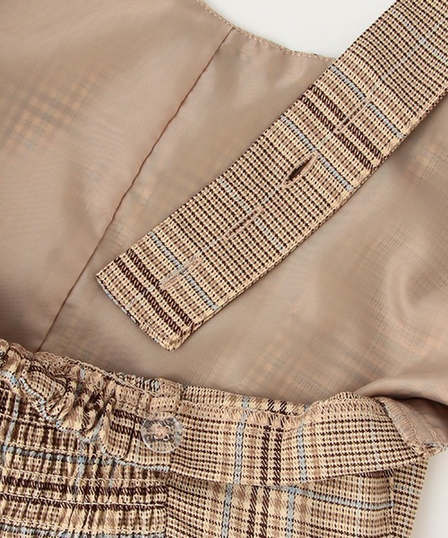 LOVETOXIC（ラブトキシック）の「ビスチェショートパンツ半T3点SET（シャツワンピース・キッズ・ブルー/マルチ/グリーン・L/SS/M/S）」の13枚目の写真