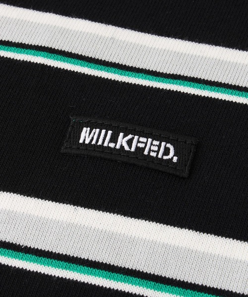 MILKFED.（ミルクフェド）の「MULTI STRIPED TUNIC（チュニック・レディース・グリーン/ブラック・ONE SIZE）」の8枚目の写真