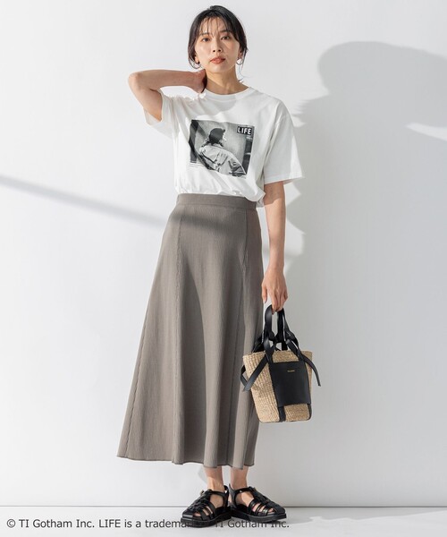 23区(ニジュウサンク)の「【23区/LIFE】PHOTO Tシャツ(Tシャツ/カットソー・レディース・ホワイト系1/ホワイト系2/ホワイト系3/ホワイト系4/ホワイト系5/ホワイト系6・38)」の20枚目の写真