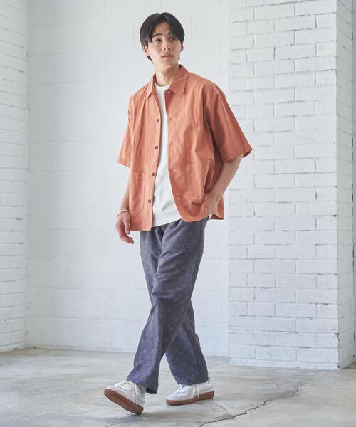 coen（コーエン）の「ダマスク柄プリントパンツ（スラックス・メンズ・ネイビー/ダークグレー・XL/M/L/S）」の20枚目の写真