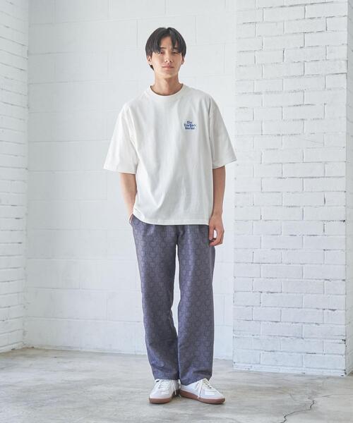 coen（コーエン）の「ダマスク柄プリントパンツ（スラックス・メンズ・ネイビー/ダークグレー・XL/M/L/S）」の19枚目の写真