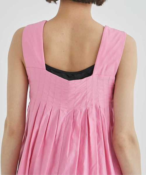 ATON/エイトン】MICRO COTTON SATIN OVERALL/マイクロコットンサテン