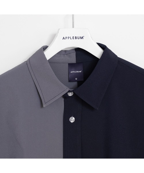 APPLEBUM（アップルバム）の「Switching Shirt（シャツ/ブラウス・メンズ・ベージュ/ネイビー・MEDIUM/LARGE/X-LARGE）」の14枚目の写真