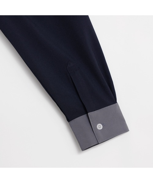 APPLEBUM（アップルバム）の「Switching Shirt（シャツ/ブラウス・メンズ・ベージュ/ネイビー・MEDIUM/LARGE/X-LARGE）」の15枚目の写真