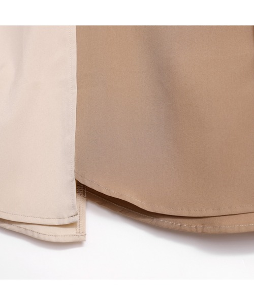 APPLEBUM（アップルバム）の「Switching Shirt（シャツ/ブラウス・メンズ・ベージュ/ネイビー・MEDIUM/LARGE/X-LARGE）」の7枚目の写真