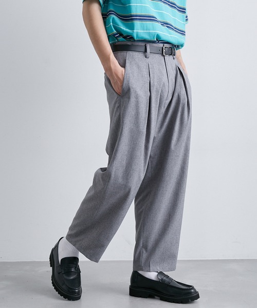  j.n.r.d（ジェー・エヌ・アール・ディー）の「【セットアップ対応】j.n.r.d/AIRYFLOATエアフロートワイドアンクルパンツ（スラックス・メンズ・ブラック/ベージュ/ライトグレー・L/S/M）」の7枚目の写真